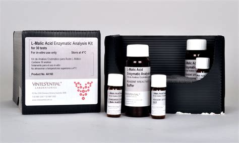 Enzymatic Test Kit L Malic Acid 30 Tests Vintessential Wine Laboratories