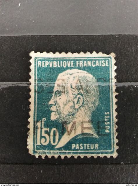 Rare 150f Pasteur France Used Francaise Stamp Timbre 1922 26 Pasteur