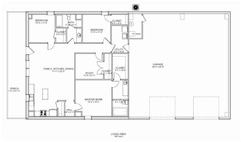 40x60 Shop With Living Quarters Floor Plans The Newton Lth Steel