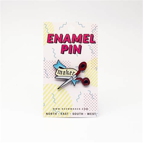 Maker Enamel Pin Maker Crafter Artist Adventure Etsy