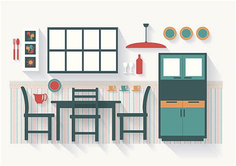 Dining Room Clip Art Vector Images And Illustrations Istock