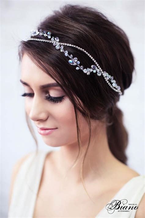 Bridal Hair Vine Bridal Headband Bridal Crown Crystal Headpiece