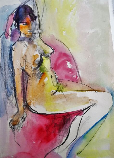 Pin On Watercolour Nudes