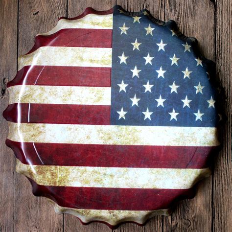 20 the best vintage american flag wall art