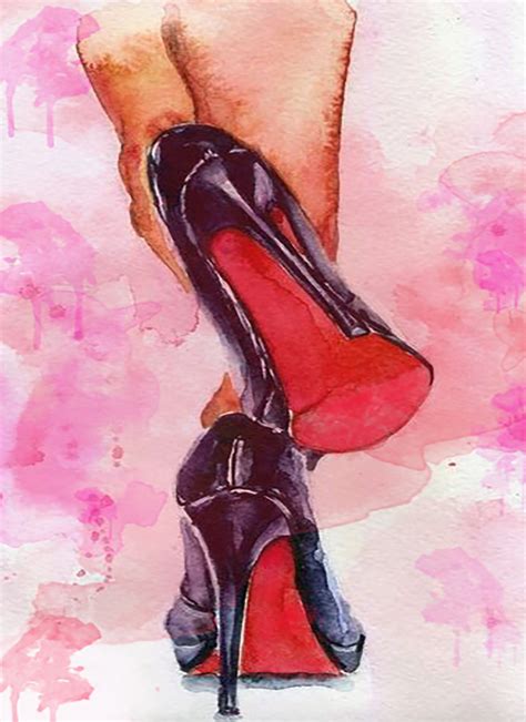 High Heels Art Print Stiletto Art Print Fashion Art Print Etsy