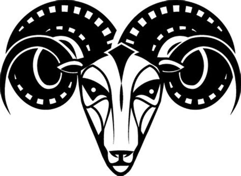 Aries Ram Zodiac Signs Png Svg  Clipart Digital Print Etsy