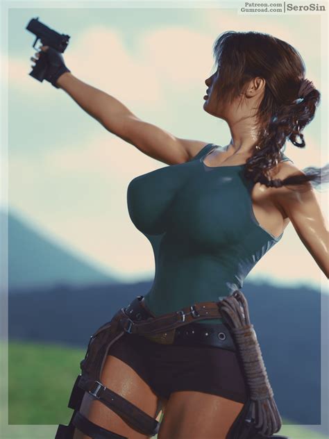 SeroSin Lara Croft Captured Free Porn Comics