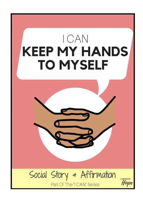 I Can Keep My Hands To Myself Social Story For Kids With Autism