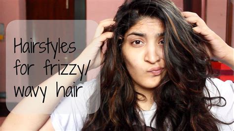 For this classic hairstyle, first, apply a handful of mousse to your clean manes to add a bit of texture and volume to them. Heatless and Easy Hairstyles For Frizzy or Wavy Hair - YouTube