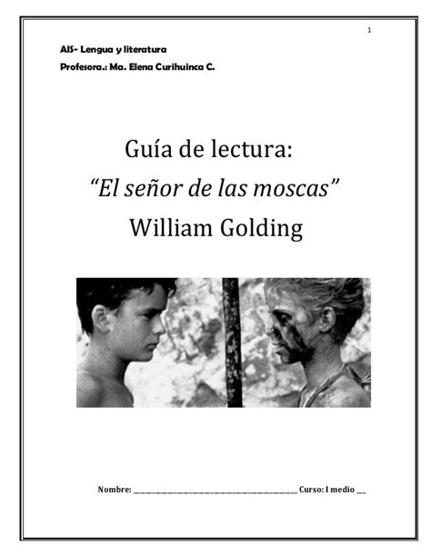 Portafolio El Señor De Las Moscas De William Golding