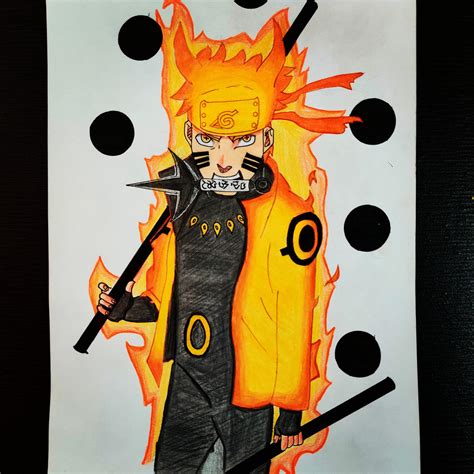 Naruto Six Paths Sage Mode Drawing Rboruto