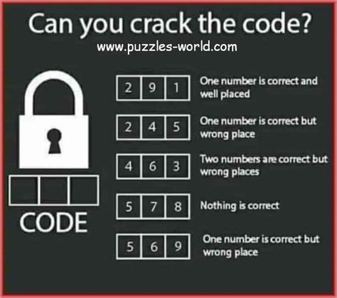 Can You Crack The Code Logic Puzzle Math Logic Puzzles Maths Escape
