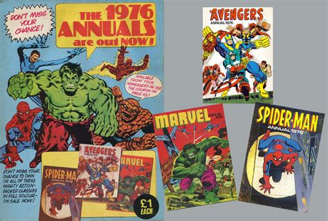The British Marvel Annuals 75 ~ 78 A Pictorial Flashback