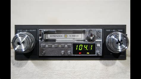 Vintage Pioneer Ke 5100 Am Fm Cassette Car Stereo 2 Youtube