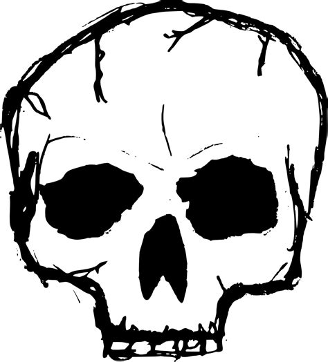 8 Skull Drawing Vector Svg Png Transparent