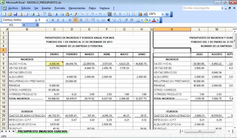 50 Formatos Para Presupuestos En Excel Ufreeonline Template