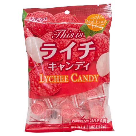 Kasugai Japan Lychee Litchi Lizhi Hard Candy Auntie K Candy