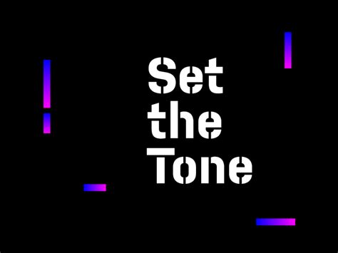 Set The Tone By Lindsey Charles For Newspring Creative On Dribbble