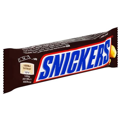 Crammed with peanuts, caramel and nougat then coated with milk chocolate, snickers® quickly became one of the planet's favorite treats after its. Snickers 50 g - Tesco Potraviny