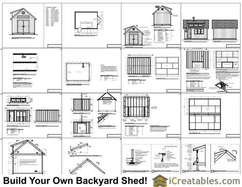 12x16 Shed Plans With Dormer