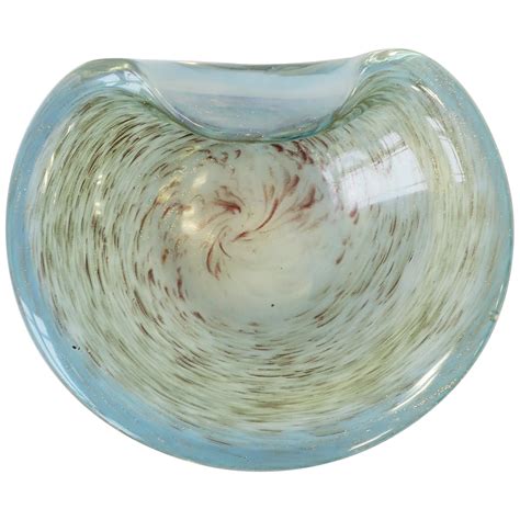 Glass Sculptures And Figurines Vintage Murano Blown Glass Sky Blue With Swirls Glass Art Pe