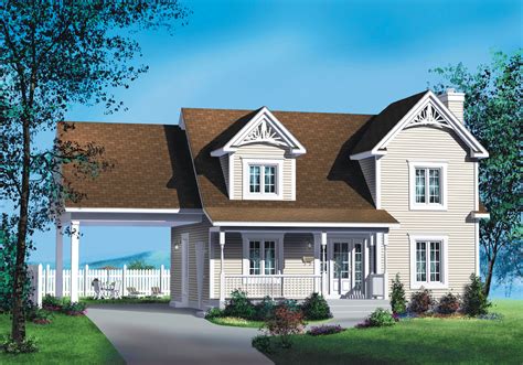 Country Home Plan With Porte Cochere 80452pm Architectural Designs