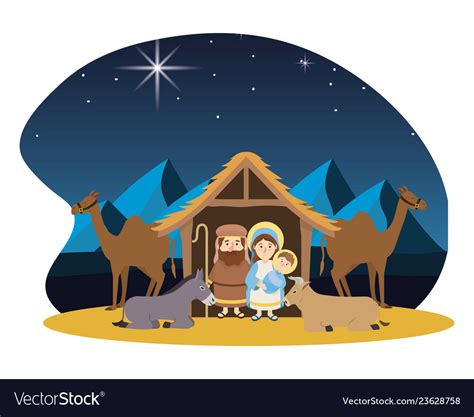 The Nativity Cartoon The Three Protagonists Find Themselves In Judea