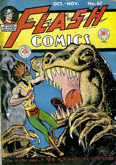 Comic Book Covers Flash Comics 67 November 1945 Cover By Joe