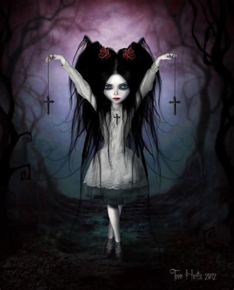 Gothic Dark Art Beautiful Girl Picture Nr Description From