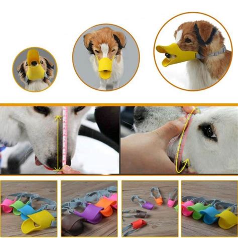 Funny Duck Mouth Muzzle For Dogs Soft And No Toxic