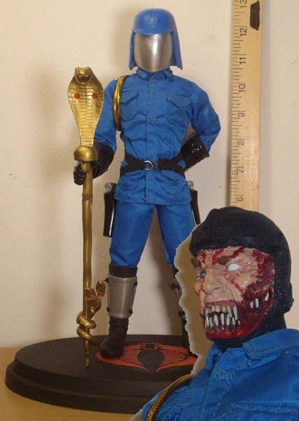 Cobra Commander Unmaskable Gi Joe Custom Action Figure