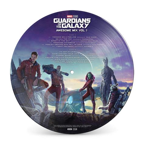 Guardians Of The Galaxy Vol 1 Picture Vinyl Shop The Disney Music