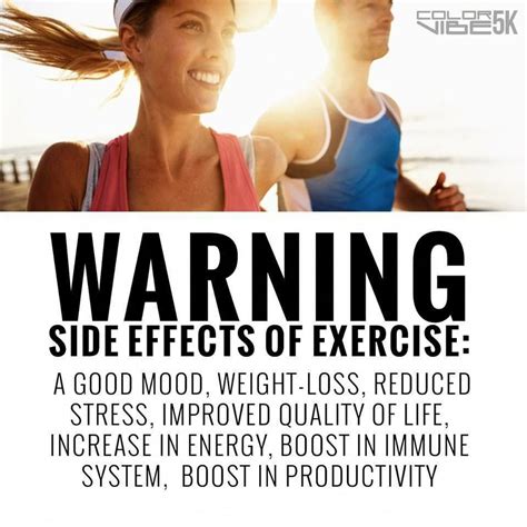 Good Side Effects Exercise Health Fitness Quotes Whole Body Workouts