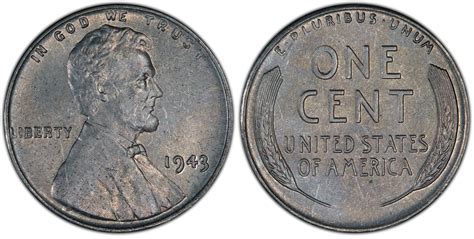 1943 1c Doubled Die Obverse Regular Strike Lincoln Cent Wheat