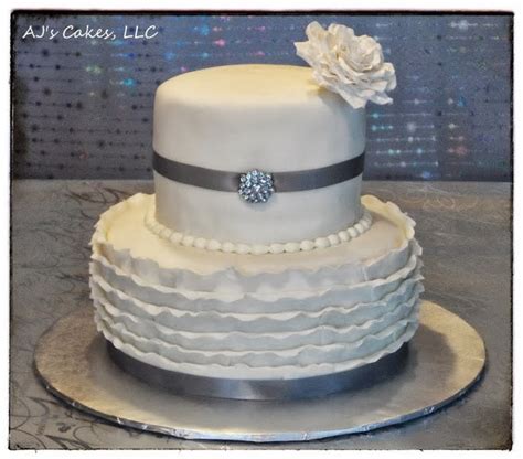 Shop the latest ring silver white deals on aliexpress. AJ's Cakes: Silver and White 25th Anniversary Cake
