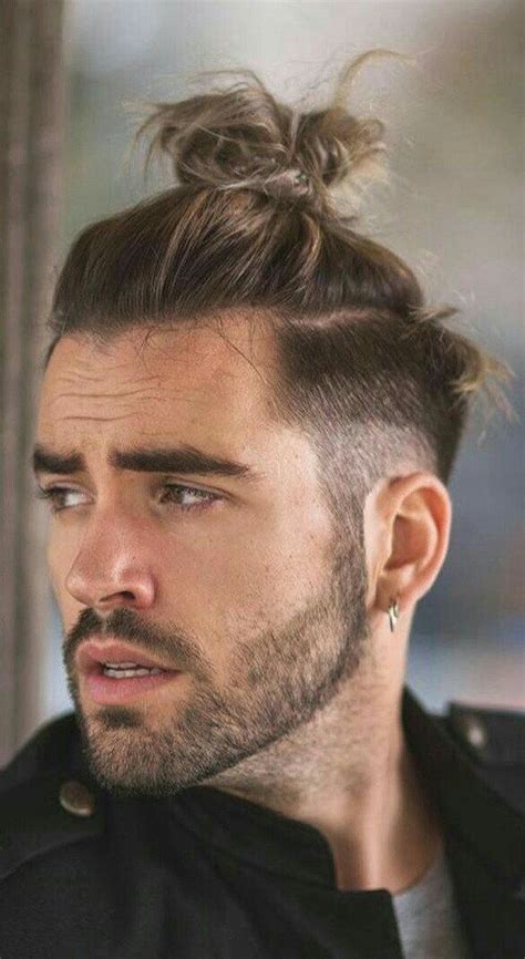 Ponytail Hairstyles For Men Mens Hairstyles Fade Cool Hairstyles For