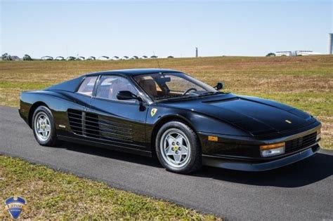 The classic model with large logo on the front offers optimal protection on hot one size. 1991 Ferrari Testarossa 11570 Miles Black V12 Manual - Classic Ferrari Testarossa 1991 for sale