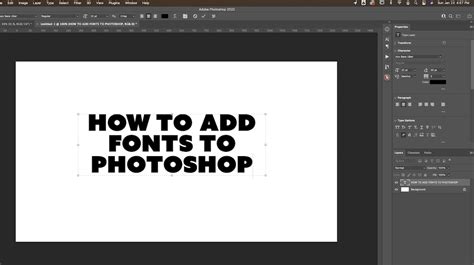 How To Add Fonts To Photoshop Adorama