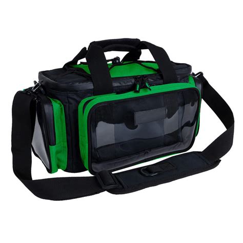 Green Soft Sided Canvas Fishing Tackle Box And Utility Bag Adjustable