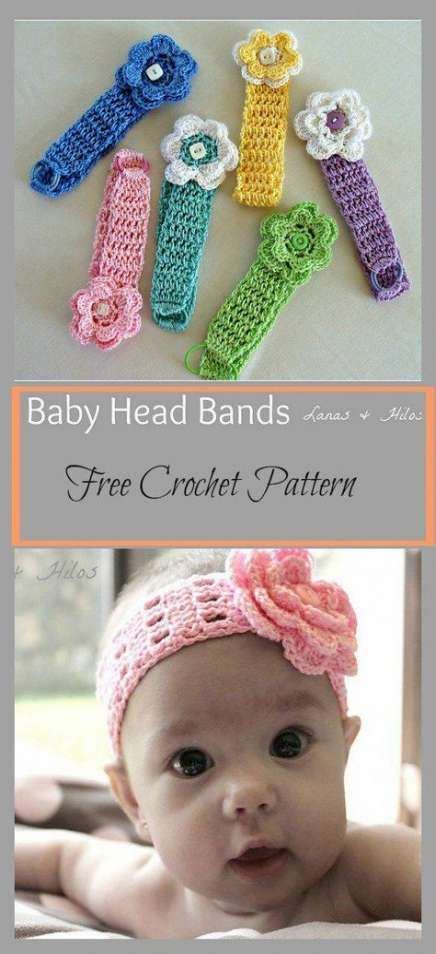 26 Super Ideas Crochet Patterns Free Headband Bows Baby Headbands