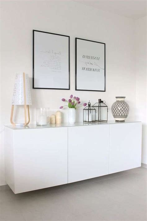 We took this simple sideboard and made it look highend on a small budget with a few simple steps. 20 The Best Ikea Besta Sideboards