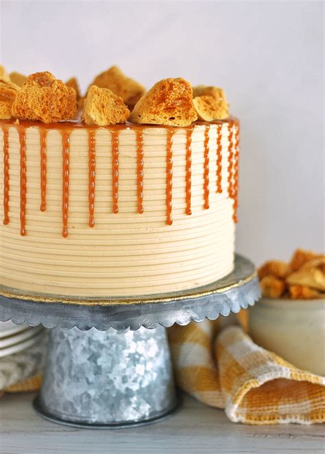 Sweet And Salty Salted Caramel Honeycomb Cake Laptrinhx News