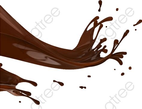 Chocolate Milk Splash Splash Chocolate Milk Png Clipart Full Size