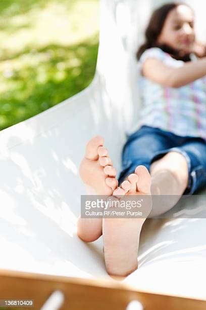 Barefoot Feet Up Lying Down Girl Bildbanksfoton Och Bilder Getty Images