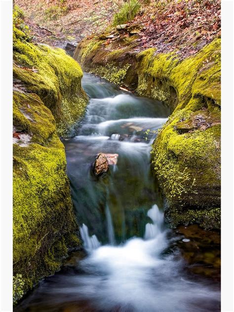 Ozark Mountain Stream Waterfall Northwest Arkansas Poster By