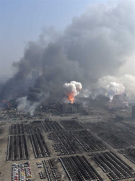 Watch Tianjin Explosion In China As Viewed From Space
