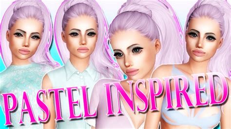 The Sims 3 Create A Sim Pastel Inspired Youtube