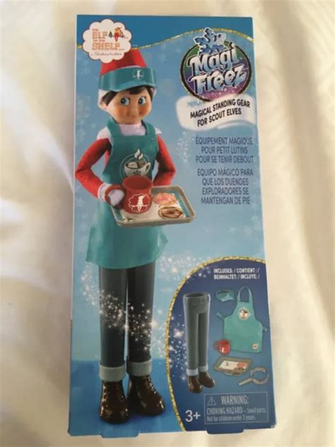 New Elf On The Shelf Magi Freez Standing Gear For Scout Elves Cocoa To