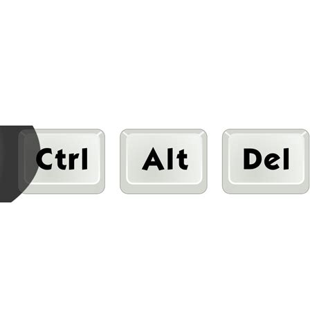 Ctrl Alt Delete Buttons Png Svg Clip Art For Web Download Clip Art