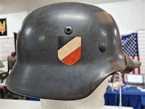 Ww2 German Luftwaffe Double Decal M35 Steel Helmet By Vereinigte